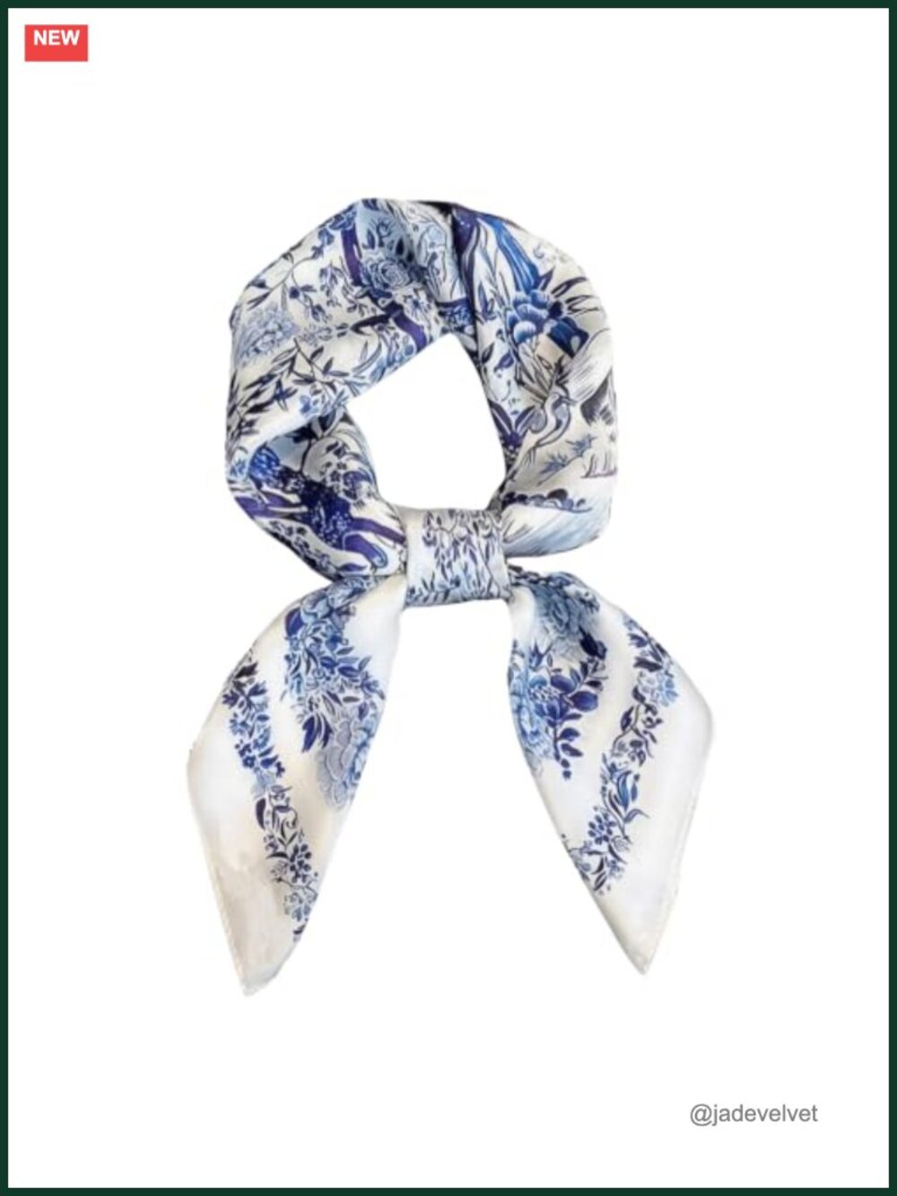 27.5" Square Polyester Satin Scarf - Head Scarf, Neck Scarf, Hair Bandana
